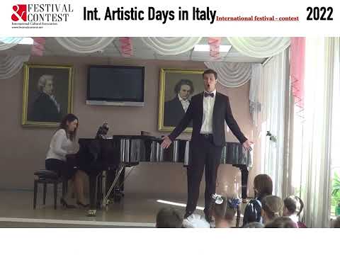 Int  Artistic Days in Italy 2005 2022 Festival&Contest, Lev Anisimov, Russian song I will go outside