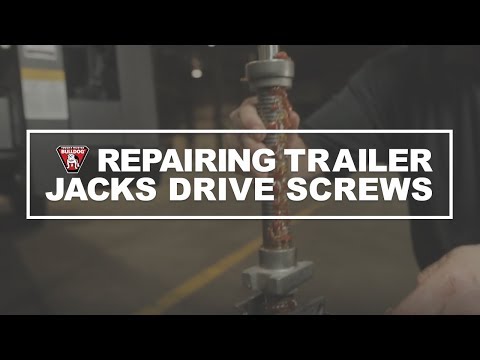 Repairing Your Trailer Jack Drive Screw