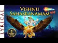 Vishnu Sahasranamam With Lyrics In English विष्णु सहस्रनाम Vishnu Sahasr