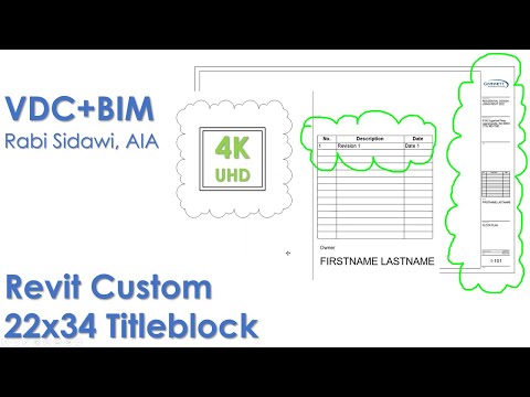Revit Custom 22x34 Titleblock