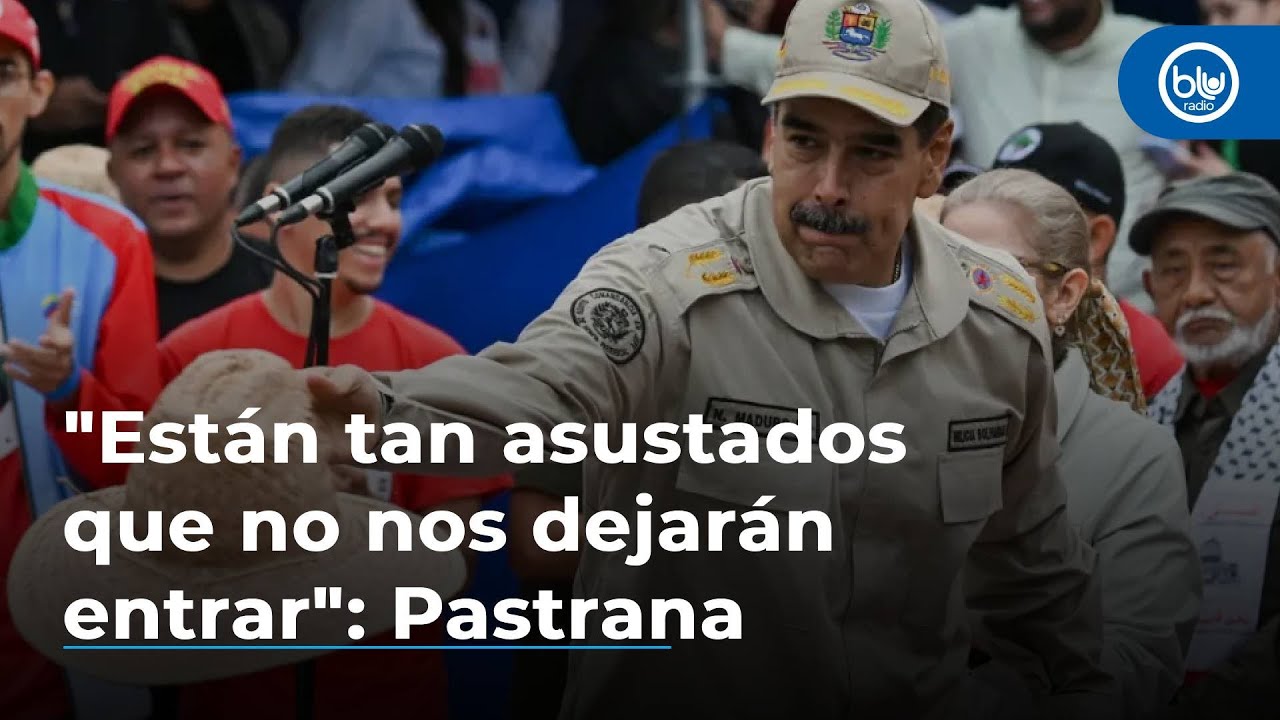 "Están tan asustados que no nos dejarán entrar": Pastrana sobre posesión de Maduro