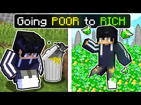 Going POOR To RICH In Minecraft!