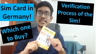 Sim Card in Germany!! Which one should you take!! What is the process!! Aldi Talk!! Vlog 63