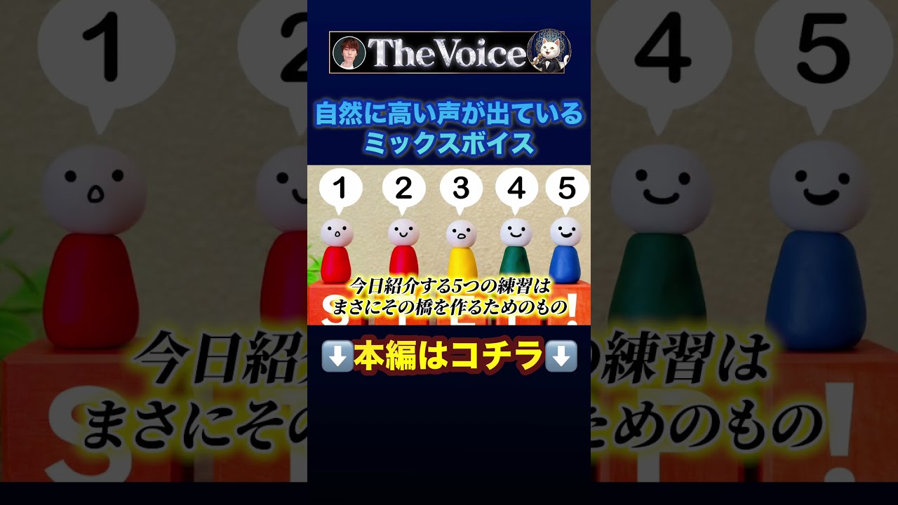 【もう叫ばない】喉締めを改善！高い声を楽に出すミックスボイスの練習