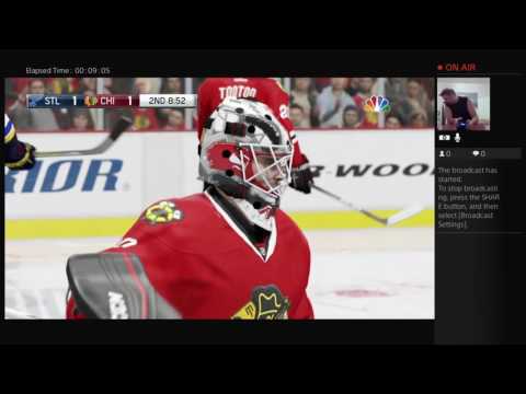 The Hockey Outsiders NHL17 simulation October 12 2016  St. Louis Blues @ Chicago Blackhawks