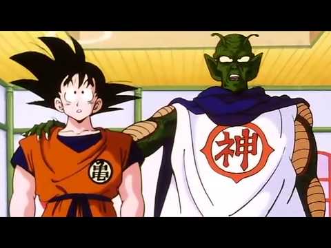 kami and goku at the checkout station
