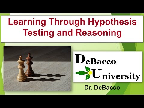 Learning Through Hypothesis Testing and Reasoning