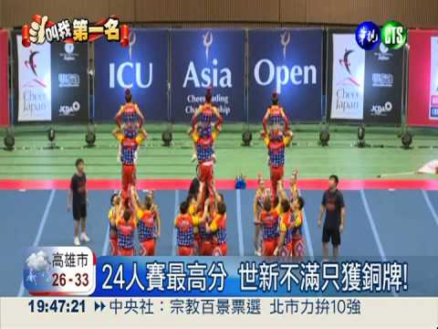 亞洲盃最強! 世新啦啦隊"金"喜