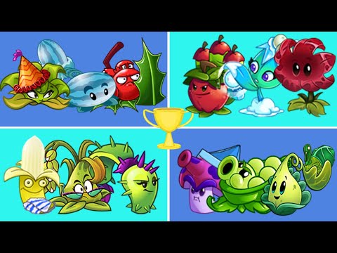 Tournament 04 Team AOE Plant - Who Will Win? - PvZ 2 Team Plant