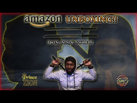 Amazon Unboxing!! [Twin Ninja Swords]