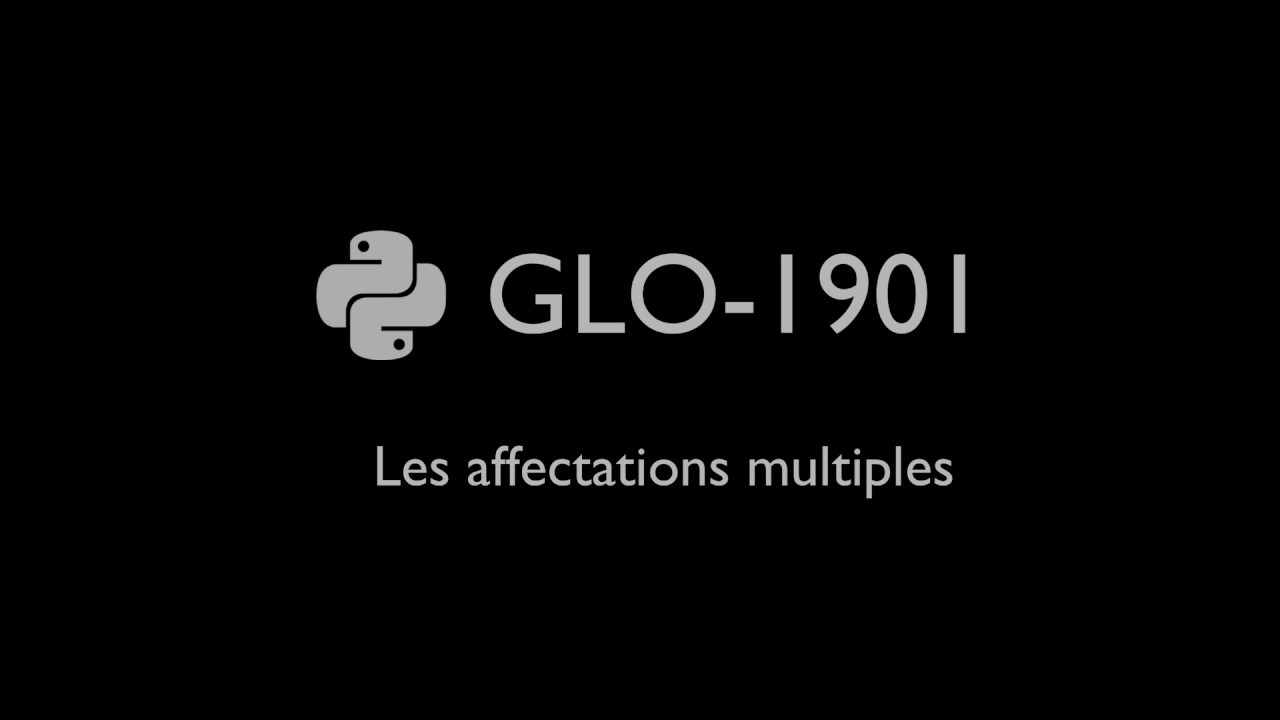 GLO-1901 Les affectations multiples