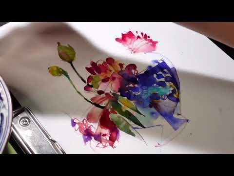 Sketching Jessie’s floral arrangement