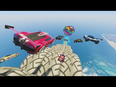MEGA RAMPA IMPOSIBLE DE RUEDAS! - GTA V ONLINE