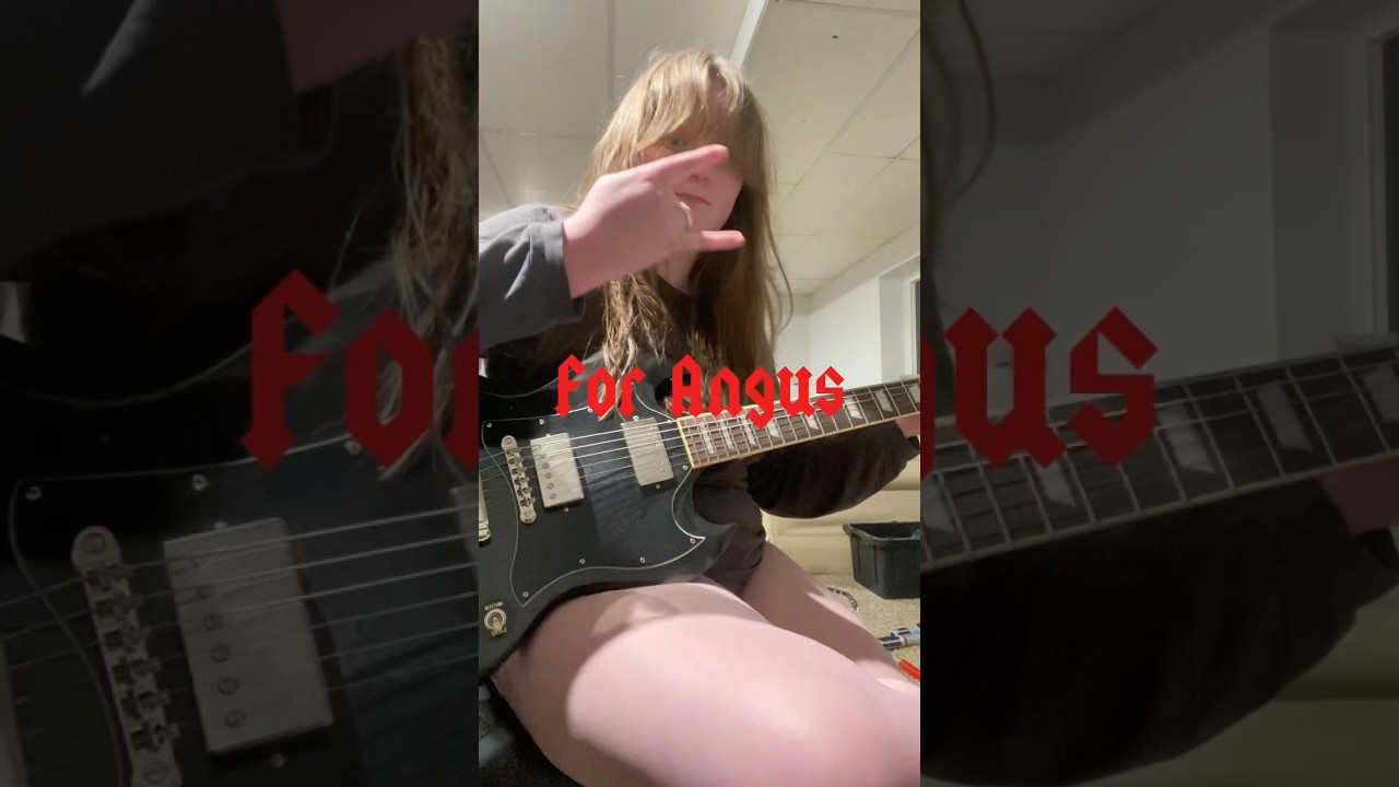 Happy B-Day Angus | #angusyoung #metalhead #guitarist #sgepiphone #fypviralシ