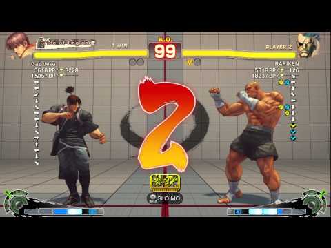 Gaz Desu (Guy) vs Super Santarouman (Sagat) vs RARIKEN (Sagat) - AE 2012 Matches *720p*