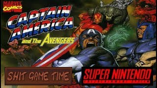 SHIT GAME TIME: CAPTAIN AMERICA (SNES - Contains Swearing!)