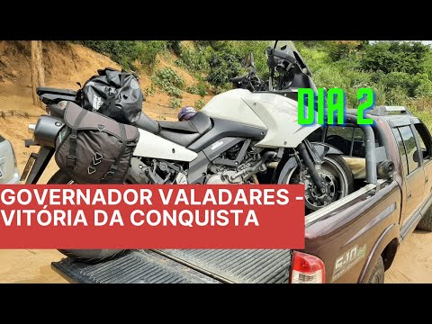 SP A BELÉM DO PARÁ - DIA 2 - PROBLEMAS NA MOTO - VITÓRIA DA CONQUISTA/BA - SUZUKI DL650 V-STROM