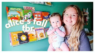 BABY BOOKS for FALL & HALLOWEEN | my 5 month old baby's tbr for fall 2023 | books to read to babies