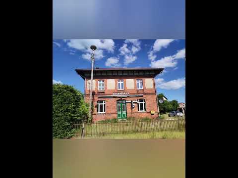 Impressionen der alten Bahnstrecke Malchin - Dargun mit Eisenbahmuseum Neukalen