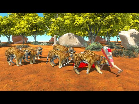 10 TIGERS vs EVERY UNIT - Animal Revolt Battle Simulator