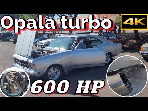 Opala turbo 6 cilindros forjado  com 600 HP de roda, ano 79 auto meter, fueltech FT500, e turbina.75