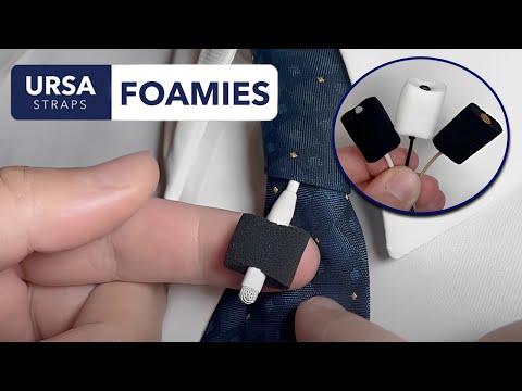 URSA Foamies - Soft Foam LAV Mic Mounts Designed to Reducing Clothing Noise | URSA Straps