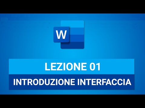 Interfaccia di Word spiegata - WORD TUTORIAL ITALIANO 01 [Corso 2023]