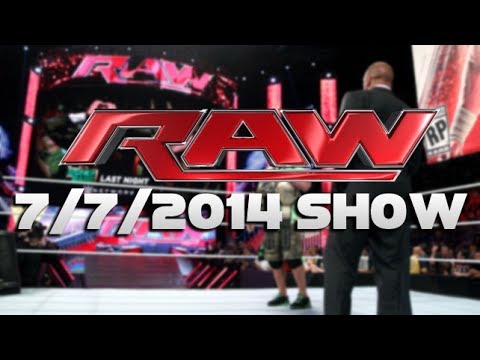 WWE RAW 7/7/2014 - Full Show Preview