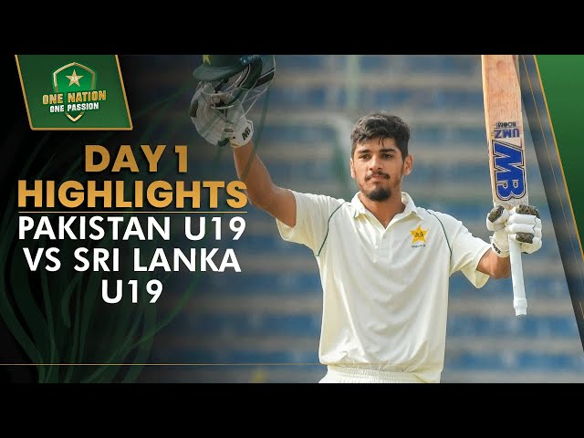 Pakistan U19 v Sri Lanka U19 | Day 1 | Highlights | PCB