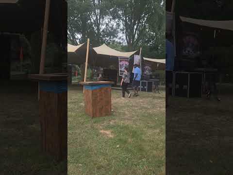 King Shiloh warming up for a long day session at Reggae Lake Amsterdam #kingshiloh #reggae #roots