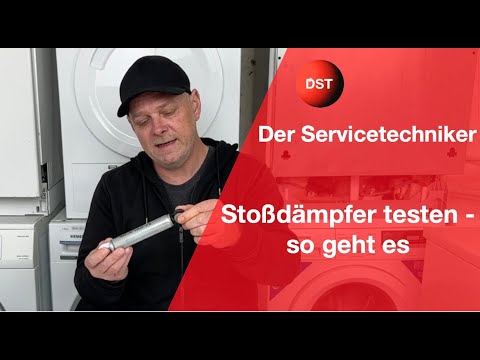 Stoßdämpfer Waschmaschine testen - so geht es