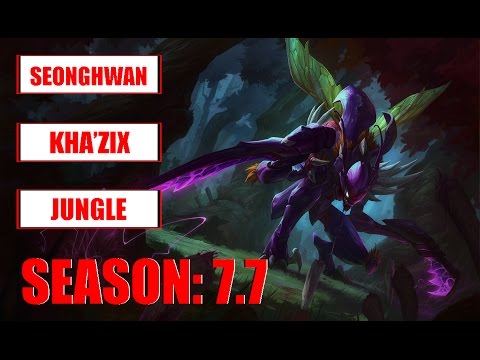 ROX Tigers Seonghwan Play Kha'Zix Jungle Challenger Korean Pro Replay