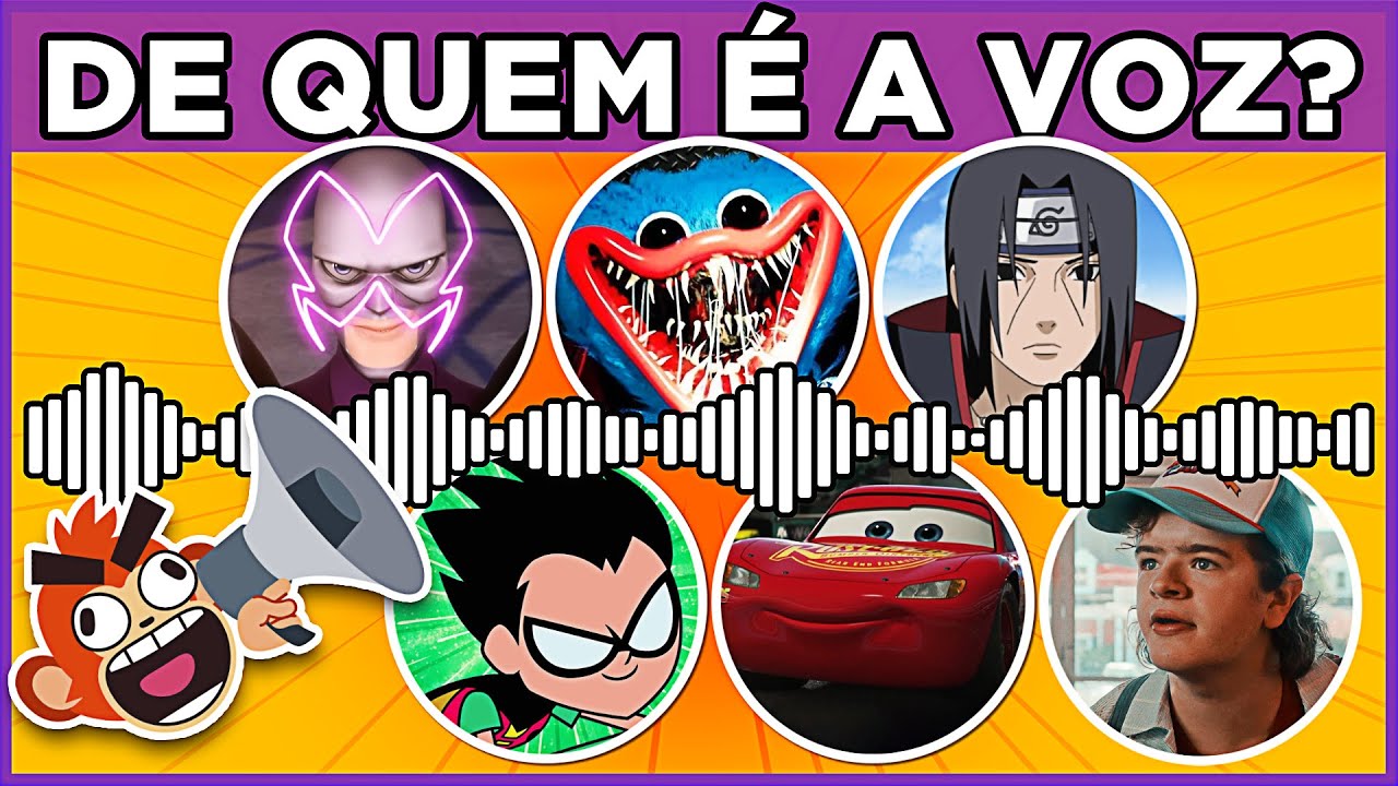 🕵️‍♂️ ADIVINHE O PERSONAGEM PELA VOZ | VOCÊ CONSEGUE ADIVINHAR QUEM ESTÁ FALANDO?