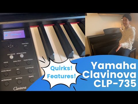 Yamaha Clavinova CLP-735 Review of Quirks and Features and Demo from a Concert Pianist (Review)