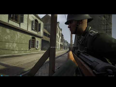 Post Scriptum GamePlay | German Army holding US army assault on Utah beach D-Day