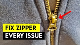 Zipper repair: How to fix a zipper (5 Common issues)
