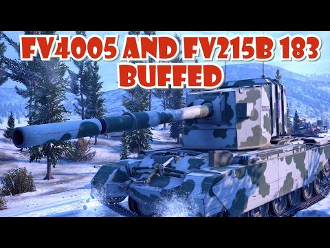 FV215b 183 and FV4005 BUFFED || World of Tanks Hotwheels  Console PS4 XBOX