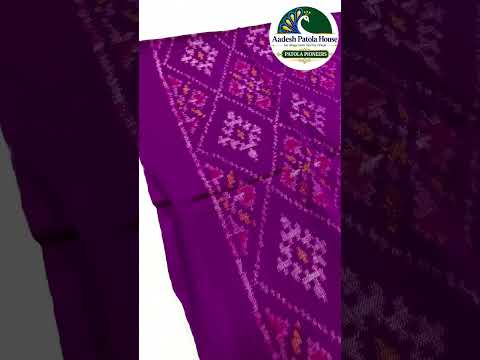 Magenta Woolen Shawl Chandabhat Motifs