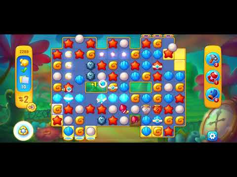 Fishdom 2289 - Hard Level (12+3 Moves)