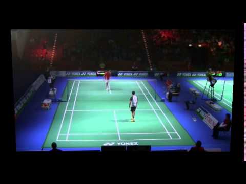 Badminton Highlights. Pablo Abian vs Lin Dan. German Open GP Gold 2012 (MS 1/16)_
