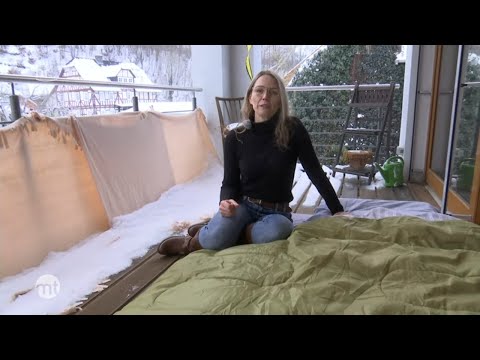 Draußen schlafen im Winter: Ungewöhnliches Mittel gegen Schlafprobleme | maintower