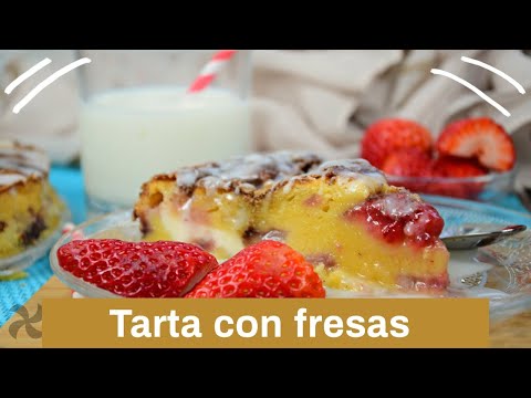 Tarta con fresas