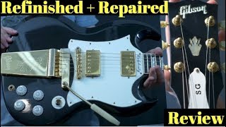 Video thumbnail for Surprise! Hidden Repair and Refinish Job | The Worst Birthday | 1991 Gibson SG Celebrity Review by The Trogly's Guitar Show