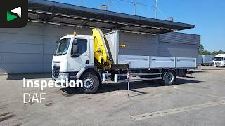Camion plateau DAF LF 250 4X2 Hyva Crane Remote Euro 6 | Image 4 - Autoline