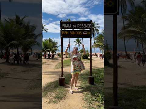 Praia do Resende: Mar cristalino, coqueiros e uma paisagem que parece um cartão-postal. #itacare