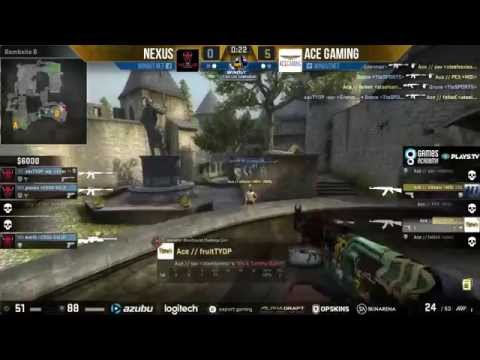 WinOut CS:GO Tournament - ACE Gaming vs. Nexus (Mapa 3 - Cbble) - Narração PT-BR