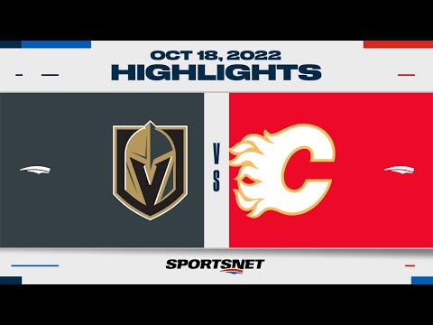 NHL Highlights | Golden Knights vs. Flames - October 18, 2022