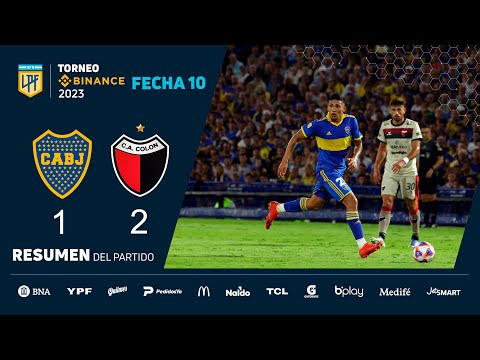 #TorneoBinance 2023 | Fecha 10 | resumen de Boca - Colón