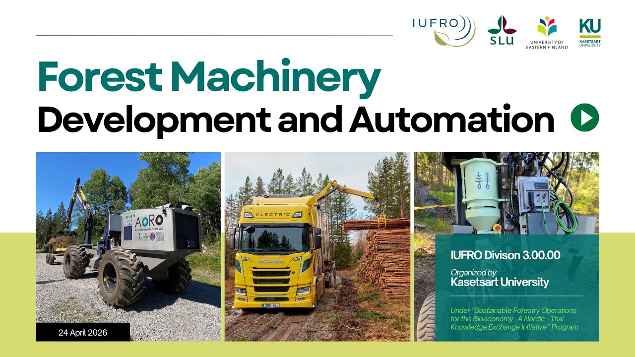 Forest Machinery Development and Automation - Part 3 - Back Tomas Ersson