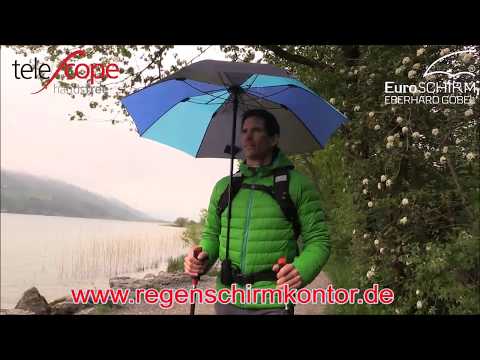 Freihand-Wanderregenschirm